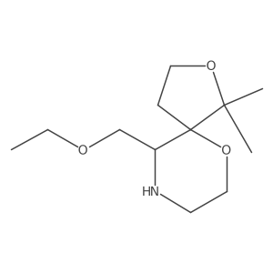 10-(Ethoxymethyl)-1,1-dimethyl-2,6-dioxa-9-azaspiro[4.5]decane Structure