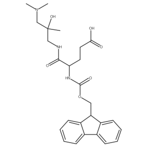 4-{[3-(dimethylamino)-2-hydroxy-2-methylpropyl]carbamoyl}-4-({[(9H-fluoren-9-yl)methoxy]carbonyl}amino)butanoic acid Structure