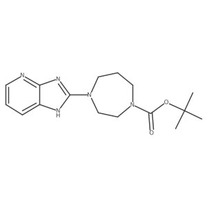 tert-butyl 4-{3H-imidazo[4,5-b]pyridin-2-yl}-1,4-diazepane-1-carboxylate Structure