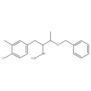 [3-(Benzyloxy)-1-(4-chloro-3-methylphenyl)butan-2-yl]hydrazine Structure