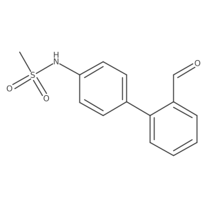 N-[4-(2-formylphenyl)phenyl]methanesulfonamide结构式