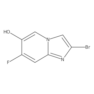 2-Bromo-7-fluoroimidazo[1,2-A]pyridin-6-OL Structure