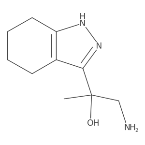 1-amino-2-(4,5,6,7-tetrahydro-1H-indazol-3-yl)propan-2-ol Structure