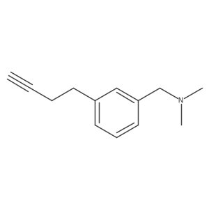 {[3-(But-3-yn-1-yl)phenyl]methyl}dimethylamine结构式