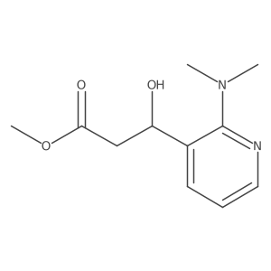 Methyl 3-[2-(dimethylamino)pyridin-3-yl]-3-hydroxypropanoate Structure