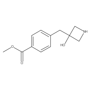 Methyl 4-[(3-hydroxyazetidin-3-yl)methyl]benzoate Structure