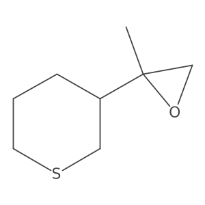 2-Methyl-2-(thian-3-yl)oxirane结构式