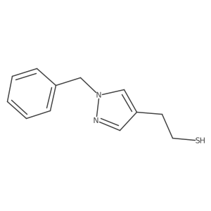 2-(1-benzyl-1H-pyrazol-4-yl)ethane-1-thiol Structure