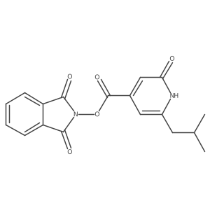 1,3-dioxo-2,3-dihydro-1H-isoindol-2-yl 2-hydroxy-6-(2-methylpropyl)pyridine-4-carboxylate Structure