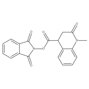 1,3-dioxo-2,3-dihydro-1H-isoindol-2-yl 1-methyl-2-oxo-1,2,3,4-tetrahydroquinoline-4-carboxylate Structure