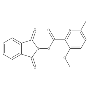 1,3-dioxo-2,3-dihydro-1H-isoindol-2-yl 3-methoxy-6-methylpyridine-2-carboxylate结构式