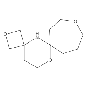 2,9,13-Trioxa-5-azadispiro[3.1.6^{6}.3^{4}]pentadecane结构式