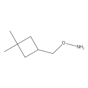 O-[(3,3-dimethylcyclobutyl)methyl]hydroxylamine结构式
