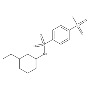 4-[(3-Ethylcyclohexyl)sulfamoyl]benzenesulfonyl fluoride Structure