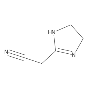 2-(4,5-dihydro-1H-imidazol-2-yl)acetonitrile结构式