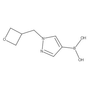 B-[1-(3-oxetanylmethyl)-1H-pyrazol-4-yl]Boronic acid Structure