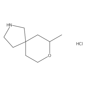 7-Methyl-8-oxa-2-azaspiro[4.5]decane hydrochloride Structure