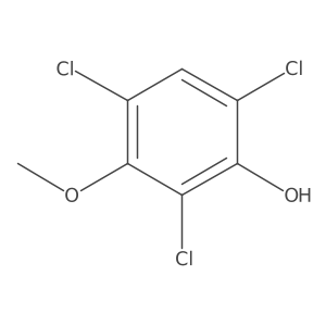 2,4,6-Trichloro-3-methoxyphenol Structure
