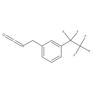 1-(Isocyanatomethyl)-3-(pentafluoroethyl)benzene Structure