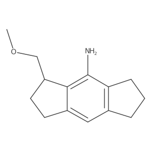 3-(Methoxymethyl)-1,2,3,5,6,7-hexahydro-s-indacen-4-amine Structure