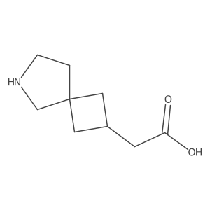 2-{6-Azaspiro[3.4]octan-2-yl}acetic acid结构式