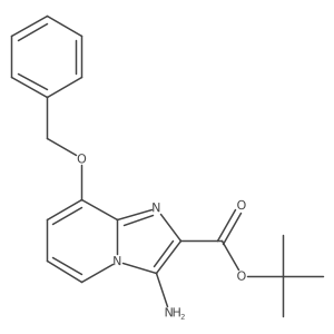 Tert-butyl 3-amino-8-(benzyloxy)imidazo[1,2-a]pyridine-2-carboxylate Structure