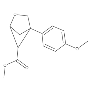 Methyl 4-(4-methoxyphenyl)-2-oxabicyclo[2.1.1]hexane-5-carboxylate Structure