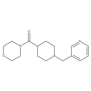 4-{1-[(Pyridin-3-yl)methyl]piperidine-4-carbonyl}morpholine Structure