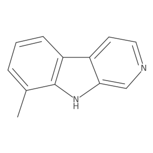 8-Methyl-9h-pyrido[3,4-b]indole结构式