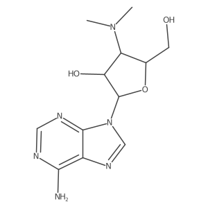 3'-Deoxy-3'-(dimethylamino)adenosine Structure