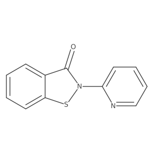 2-(2-Pyridyl)benzo[d]isothiazol-3(2H)-one Structure