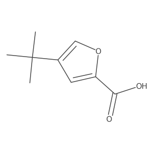 4-Tert-butyl-furan-2-carboxylic acid结构式