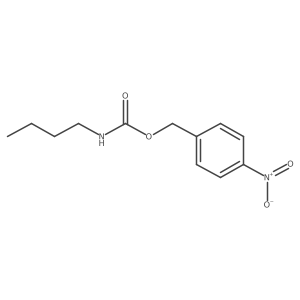 Carbamic acid, butyl-, (4-nitrophenyl)methyl ester结构式