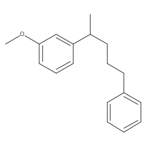 2-(3-Methoxyphenyl)-5-phenylpentane Structure