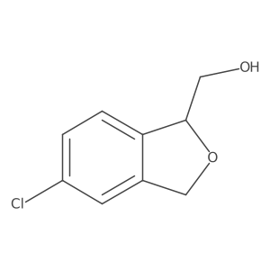 (5-Chloro-1,3-dihydro-2-benzofuran-1-yl)methanol结构式