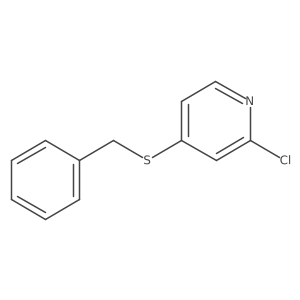 4-(Benzylsulfanyl)-2-chloropyridine Structure