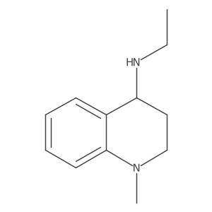 N-Ethyl-1,2,3,4-tetrahydro-1-methyl-4-quinolinamine Structure