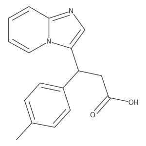 Imidazo[1,2-a]pyridine-3-propanoic acid,b-(4-methylphenyl)-结构式