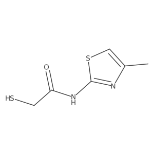 N-(4-methyl-1,3-thiazol-2-yl)-2-sulfanylacetamide结构式