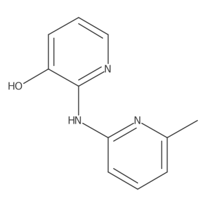 2-[(6-Methyl-2-pyridinyl)amino]-3-pyridinol结构式