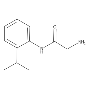 N~1~-(2-isopropylphenyl)glycinamide hydrochloride结构式