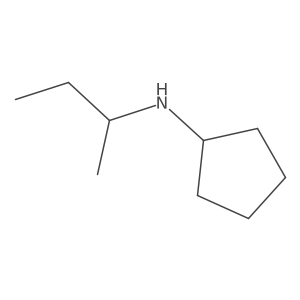 N-(sec-butyl)cyclopentanamine Structure