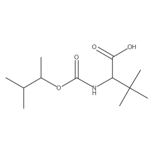 (2S)-3,3-dimethyl-2-[[(2R)-3-methylbutan-2-yl]oxycarbonylamino]butanoic acid Structure
