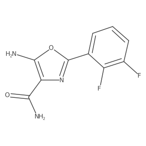 5-Amino-2-(2,3-difluorophenyl)-1,3-oxazole-4-carboxamide Structure