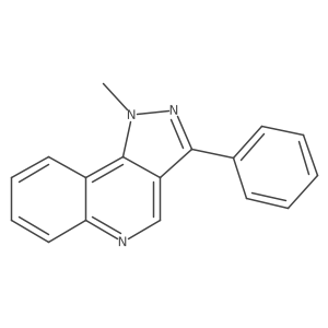 1-Methyl-3-phenyl-1H-pyrazolo[4,3-c]quinoline Structure