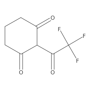 2-(2,2,2-Trifluoroacetyl)cyclohexane-1,3-dione结构式