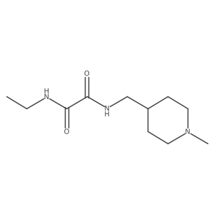 N1-ethyl-N2-((1-methylpiperidin-4-yl)methyl)oxalamide Structure