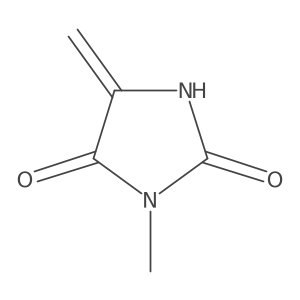 3-Methyl-5-methylideneimidazolidine-2,4-dione Structure