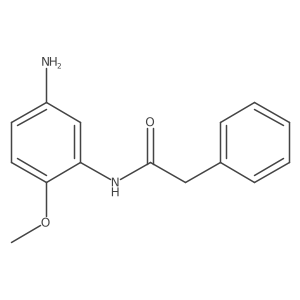N-(5-Amino-2-methoxyphenyl)-2-phenylacetamide结构式