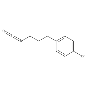 1-Bromo-4-(3-isocyanatopropyl)benzene结构式